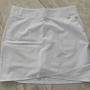 Greg Norman White Golf Skort with Pockets Size Small